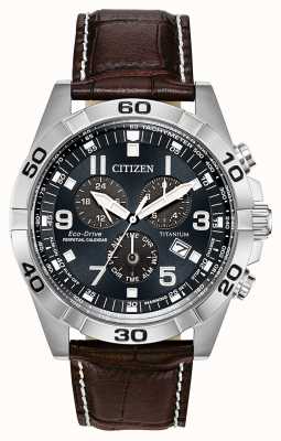 Citizen Мужские часы Eco-drive из титана™ с вечным календарем BL5551-06L