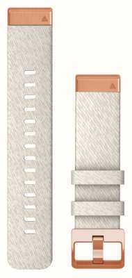 Garmin Ремешок Quickfit 20 мм, только кремовый меланжевый нейлон с розой 010-13102-09