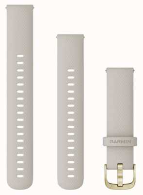 Garmin Быстросъемный ремешок (18 мм) светло-песочный силикон/светло-золотая фурнитура - только ремешок 010-12932-0D