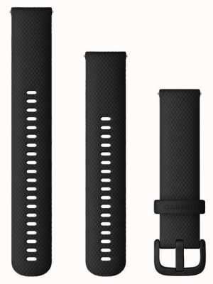 Garmin Быстросъемный ремешок (20 мм) черный силикон / черная фурнитура - только ремешок 010-13021-03