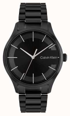 Calvin Klein Черный циферблат | черный браслет из нержавеющей стали 25200040