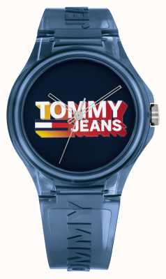 Tommy Jeans Мужские силиконовые часы Berlin синего цвета 1720028