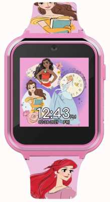 Disney Розовые силиконовые интерактивные часы Princess PN4395