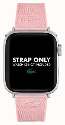 Lacoste Ремешок Apple Watch (38/40/41мм) розовый силикон 2050007