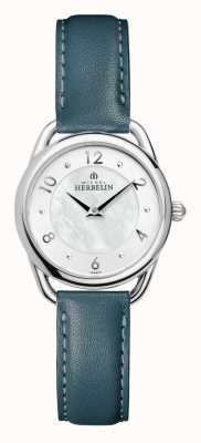 Herbelin Женские часы Equinox с синим кожаным ремешком 17497AP29BV