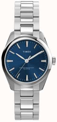 Timex браслет Highview из нержавеющей стали с синим циферблатом TW2V26300
