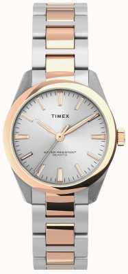 Timex Двухцветные часы Highview с покрытием из розового золота TW2V26500