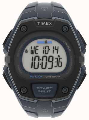 Timex Мужские цифровые часы на черном пластиковом ремешке TW5M48400
