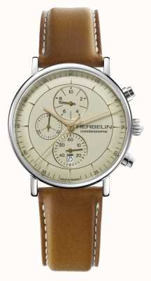 Herbelin Мужские часы Inspiration с коричневым кожаным ремешком 35647/AP17TRGD
