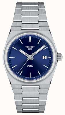 Tissot Prx 40 205 кварц 35 мм синий циферблат | браслет из нержавеющей стали T1372101104100