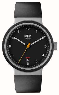 Braun Мужские автоматические часы bn0278, черный каучуковый ремешок, бывший дисплей BN0278BKBKG EX-DISPLAY