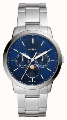 Fossil Мужская нейтральная | синий циферблат хронографа | браслет из нержавеющей стали FS5907