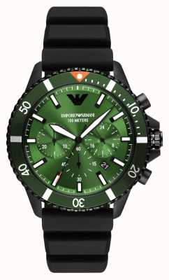 emporio armani green dial watch