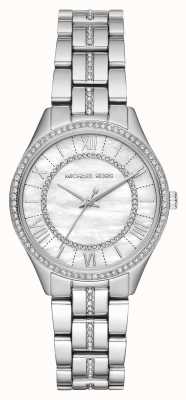 Michael Kors Lauryn белые перламутровые часы MK3900
