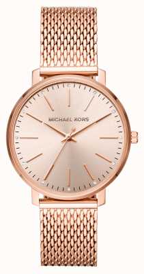 Michael Kors Часы Pyper из розового золота из нержавеющей стали MK4340