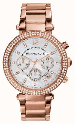 Michael Kors Часы Parker из нержавеющей стали с оттенком розового золота MK5491