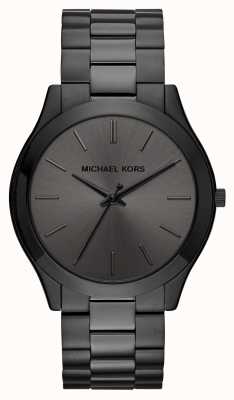 Michael Kors Тонкие мужские часы с подиумным дизайном, черные, монохромные MK8507