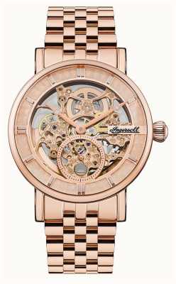 Ingersoll Часы-скелетоны Herald с оттенком розового золота I00411