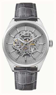 Ingersoll Шелби серые кожаные автоматические часы I12001