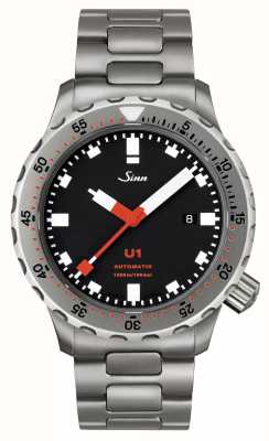 Sinn U1 1000m автоматические часы для дайвинга / браслет с h-звеньем 1010.010-BM10100102S