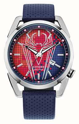 Citizen Часы с эко-драйвом Marvel Spiderman «с великой силой» AW1680-03W