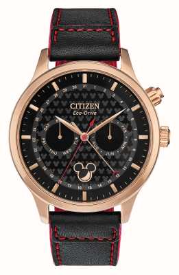 Citizen Диснеевские часы с микки маусом и лунной фазой AP1053-23W
