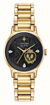 Citizen Диснеевские злодеи, злая королева, часы с эко-драйвом, инкрустированные бриллиантами EM0739-52W