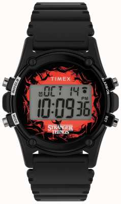 Timex Часы Atlantis x Stranger Things с цифровым ремешком 40 мм на полимерном ремешке TW2V51000
