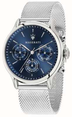 Maserati мужская эпоха | синий циферблат хронографа | браслет из стальной сетки R8853118019