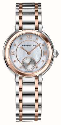 Herbelin Женские двухцветные часы Galet из розового золота 10630BTR59