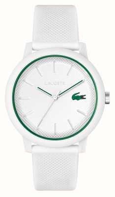 Lacoste 12.12 | белый циферблат | часы с белым полимерным ремешком 2011169