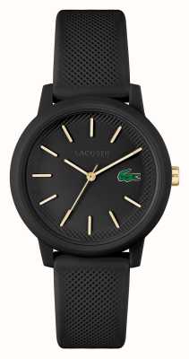 Lacoste 12:12 | черный циферблат | часы с черным полимерным ремешком 2001212