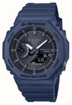 Casio Мужские часы g-shock bluetooth на солнечной энергии с полимерным ремешком GA-B2100-2AER