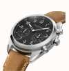 Customer picture of Kronaby Гибридные умные часы Apex (43 мм), черный циферблат/коричневый ремешок из вощеной итальянской замши S3112/1