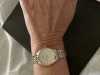 Customer picture of Rotary Ультратонкие женские двухцветные часы-браслет LB08011/02