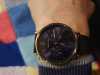 Customer picture of Bering | классический | полированное розовое золото | синий браслет из сетки | 14236-367
